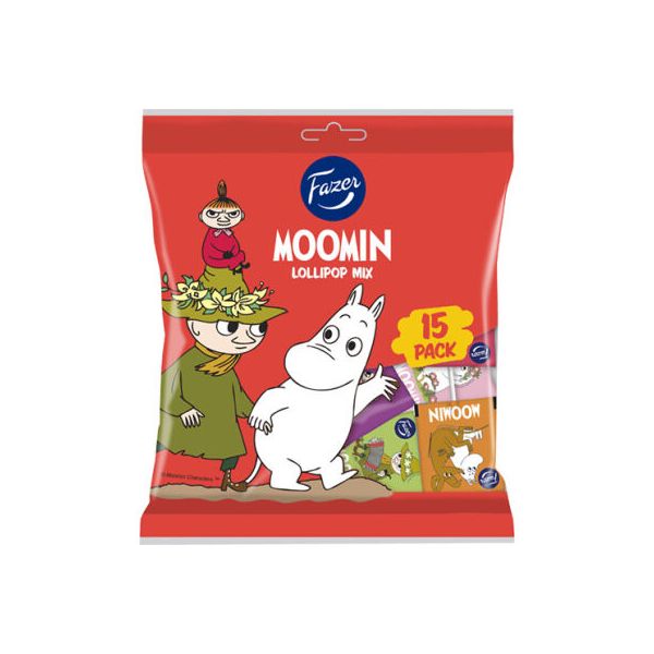 Moomin Lollipop Mix 15-PACK (vegan) – Fazer