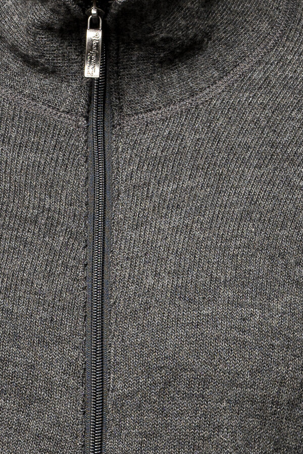 Vest / Full Zip Unisex Jacket 400 Grey - Woolpower - Op bestelling