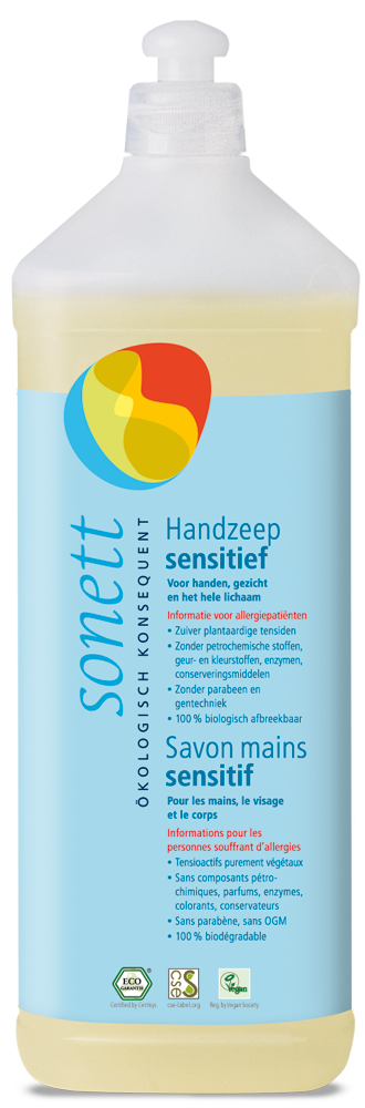 Handzeep sensitief 1L – Sonett
