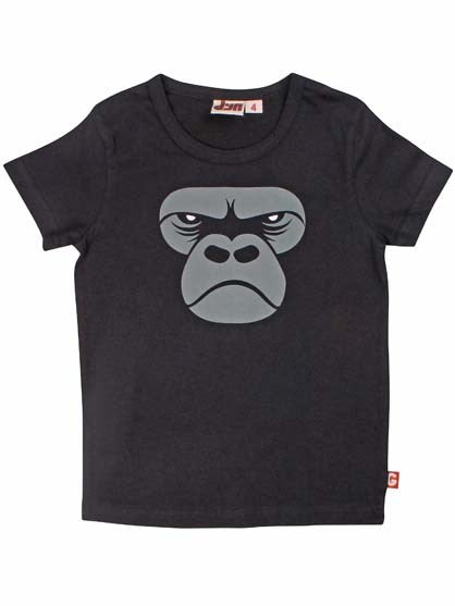 T-shirt Primate SS NOOS Black ZOOMGORILLA - Danefae / Dyr