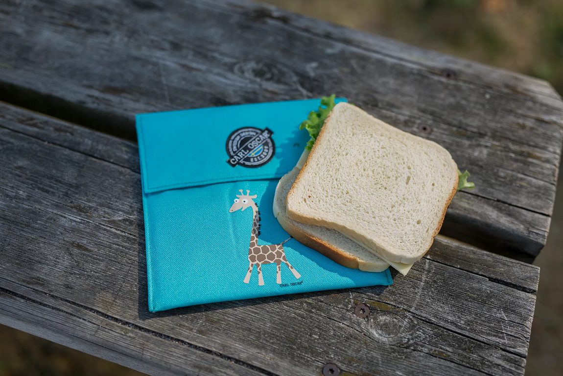 Kids Pack n’ Snack™ Sandwich Bag Cow Pink – Carl Oscar