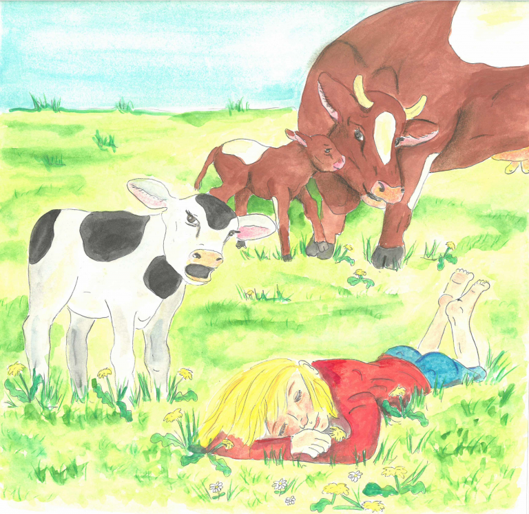 Kleurboek / prentenboek Emiel's koeien – Silly Goose