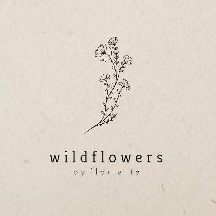 Wish Bottle Dried Flowers – Medium - Wildflowers by Floriette