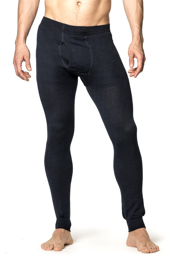 Thermo Long John with fly 200 of 400 Dark Navy - Woolpower