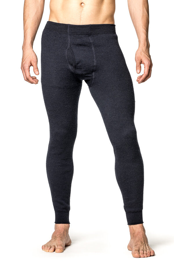 Thermo Long John with fly 200 of 400 Dark Navy - Woolpower