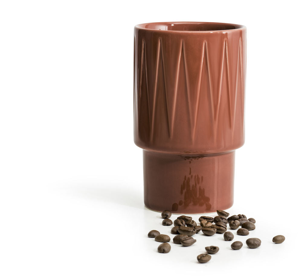 Coffee & More Latte Mug Terracotta - Sagaform