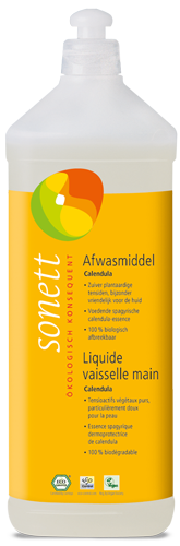 Sonett afwasmiddel Calendula met goudsbloemextract in handige navul verpakking