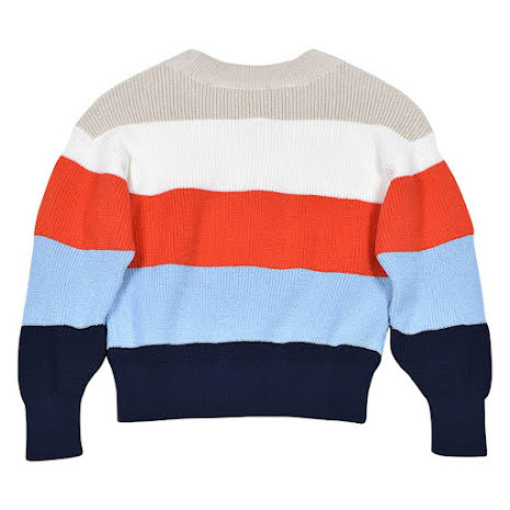 Trui Kelly Knit Sweater Navy Mix Stripe (t/m 164) – EBBE Sweden